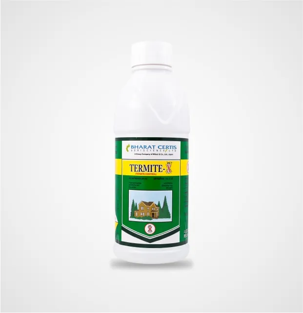 Termite X organo-phosphorus insecticide for termite control in buildings and forestry