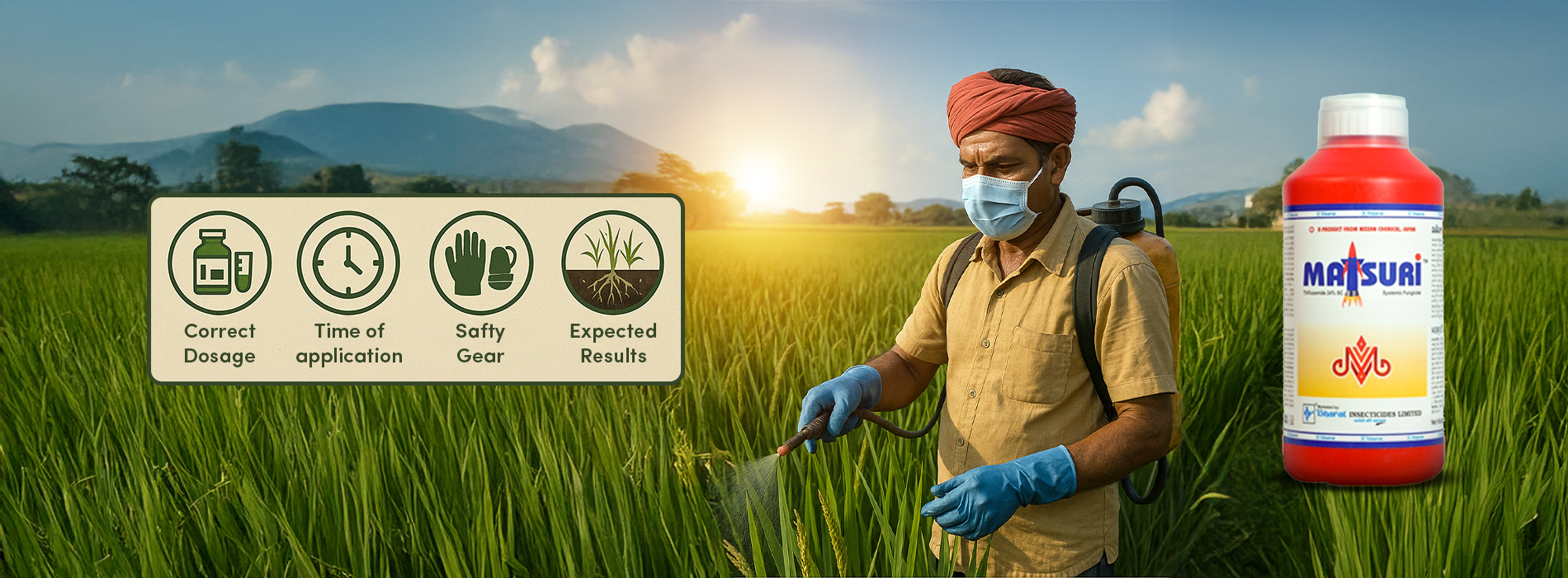 Matsuri Fungicide for Rice Farming